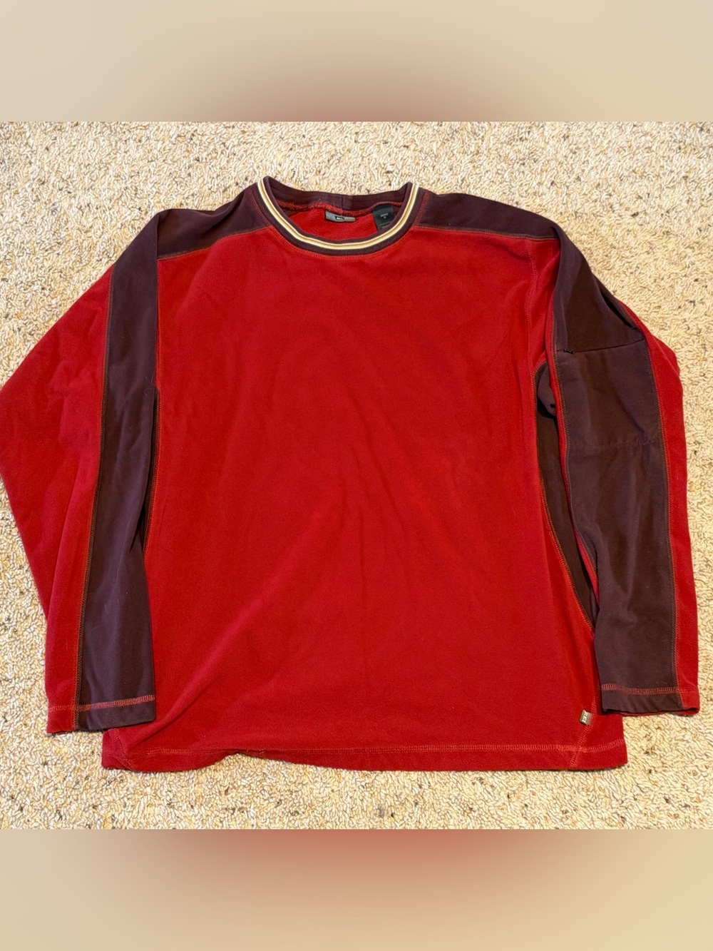 Vintage REI Red Fleece Long Sleeve Pullover Men’s Medium